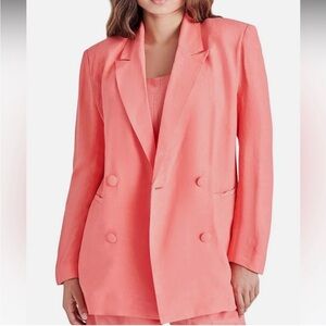 2 piece - Steve Madden Baldwin Blazer (M) with matching Femme Crop Top (M)